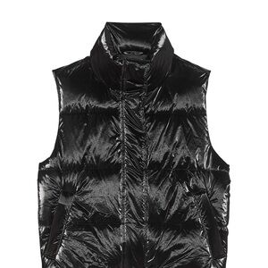 High shine marshmallow Puffer Vest by pink Victoria’s Secret xxl nwt
